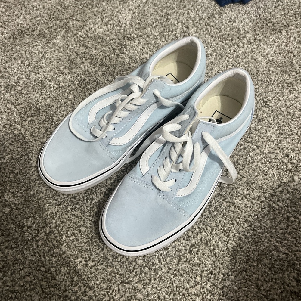 Light Blue Van Sneakers